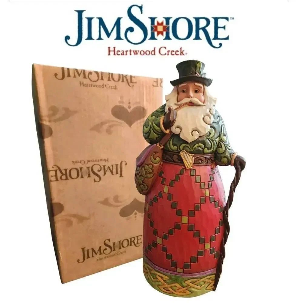 Jim Shore Heartwood Creek Nollaig Shona Dhuit Irish Santa Collectible Figurine